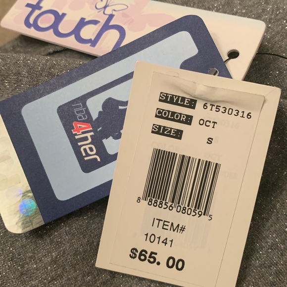 🆕OKC🏀THUNDER Gray Sparkly Sweatshirt Size Small Womens l🏀nba4her - Picture 11 of 13